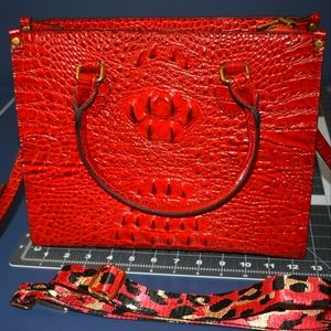 Beautiful Red Crocodile Handbag